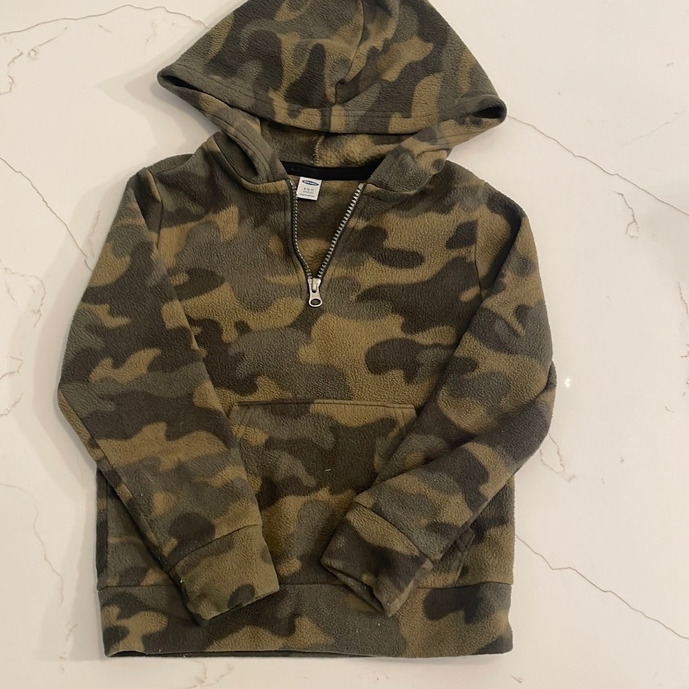 Little Boys camouflage sweatshirt